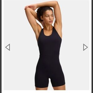 NWT. Under Armour Women’s Black Short One Piece Bodysuit
